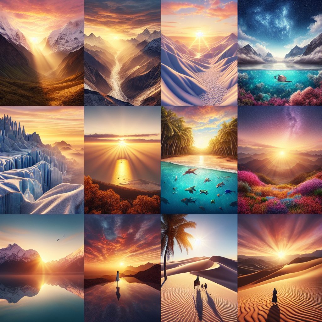 Traveling Across Regions with Stunning Sunrise and Sunset Views