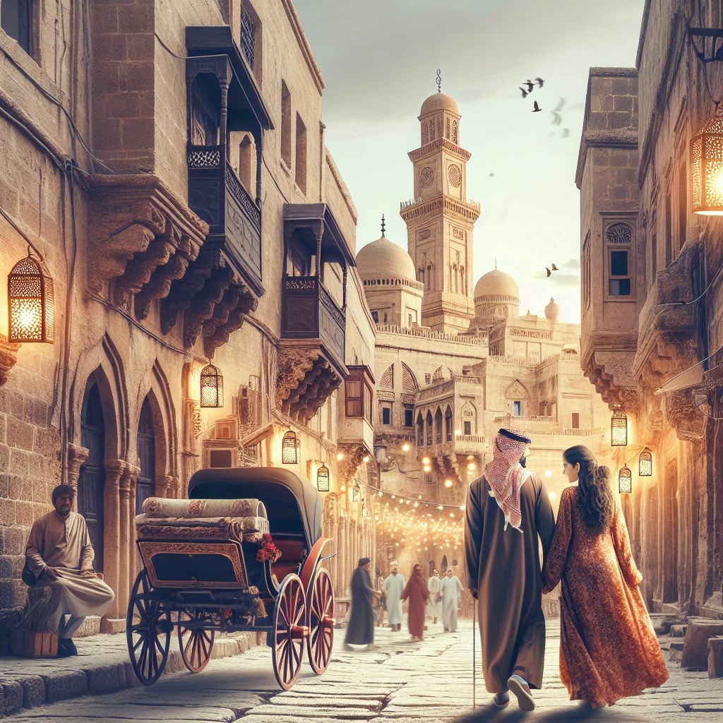 Walking Through Historic Streets of Ancient Cities
